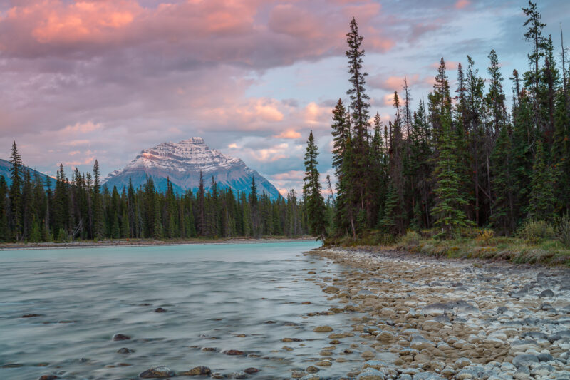 Mount Kerkeslin, Jasper Nationalpark, Kanada