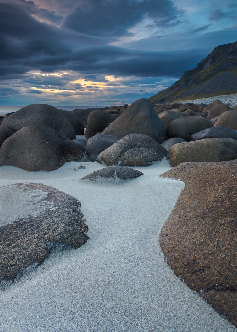 Unstad, Vestvagoy, Lofoten, Norwegen