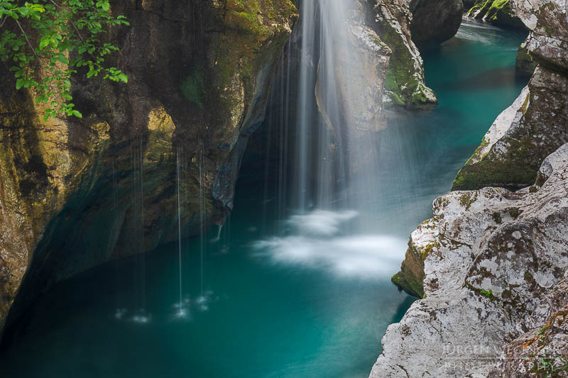 Slowenien, schlucht, soca Tal, Triglav Nationalpark, Fluss, soca tröge, Wasserfall