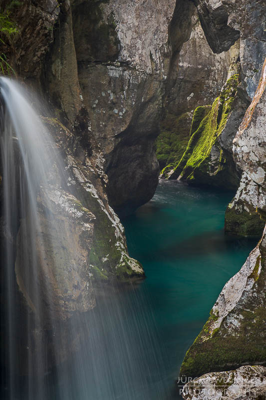 Slowenien, schlucht, soca Tal, Triglav Nationalpark, Fluss, soca tröge, Wasserfall