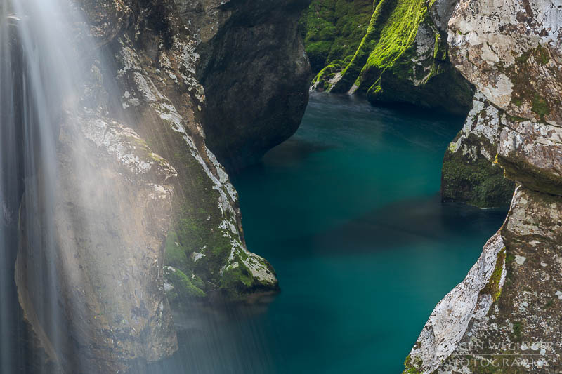 Slowenien, schlucht, soca Tal, Triglav Nationalpark, Fluss, soca tröge, Wasserfall