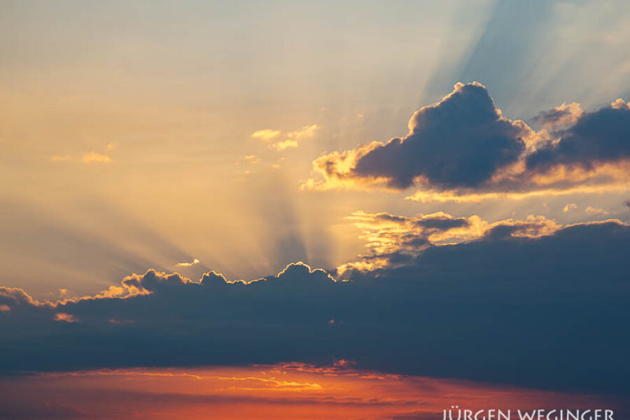 Der Sonnenaufgang beim Frühstück